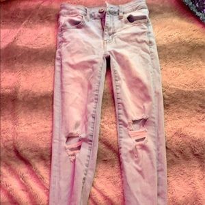 american eagle ripped jeans